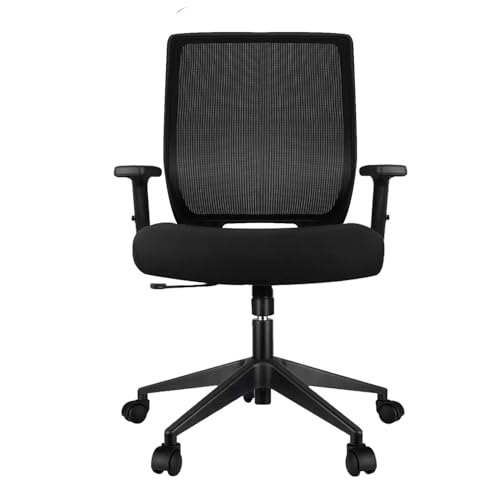 Schwake Mid-Back Ergonomic Mesh Office Chair with Adjustable Arms