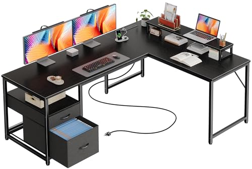 PRAISUN HCD17 Computer Desk for Home Office and Study