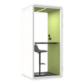 Quiet Meeting Pod with Acoustic Panels, Office Soundproof Room with Furniture, Portable Removable Working Booth for Private Phone Calling, Study, Individual Seater Personal Office H92in W43in D40in