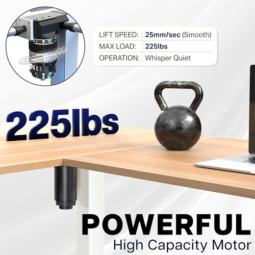 VIVO Electric Height Adjustable Corner Stand Up Desk, Table Top, Frame, L-Shaped Standing Workstation, 3CT Series