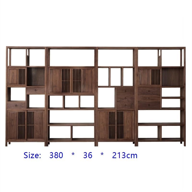 TRABVVIJSC 4-in-1 Modern Tea Set Storage and Display Shelf