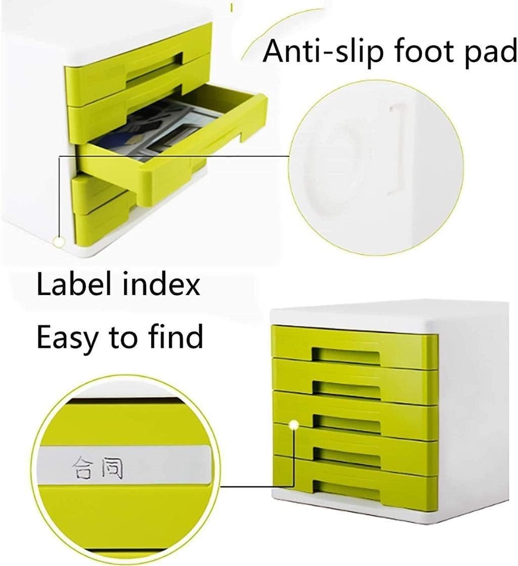 5-Layer Desktop File Drawer and Office Supply Organizer