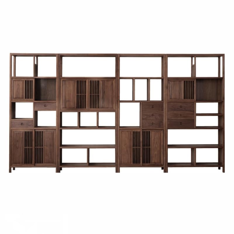 TRABVVIJSC 4-in-1 Modern Tea Set Storage and Display Shelf