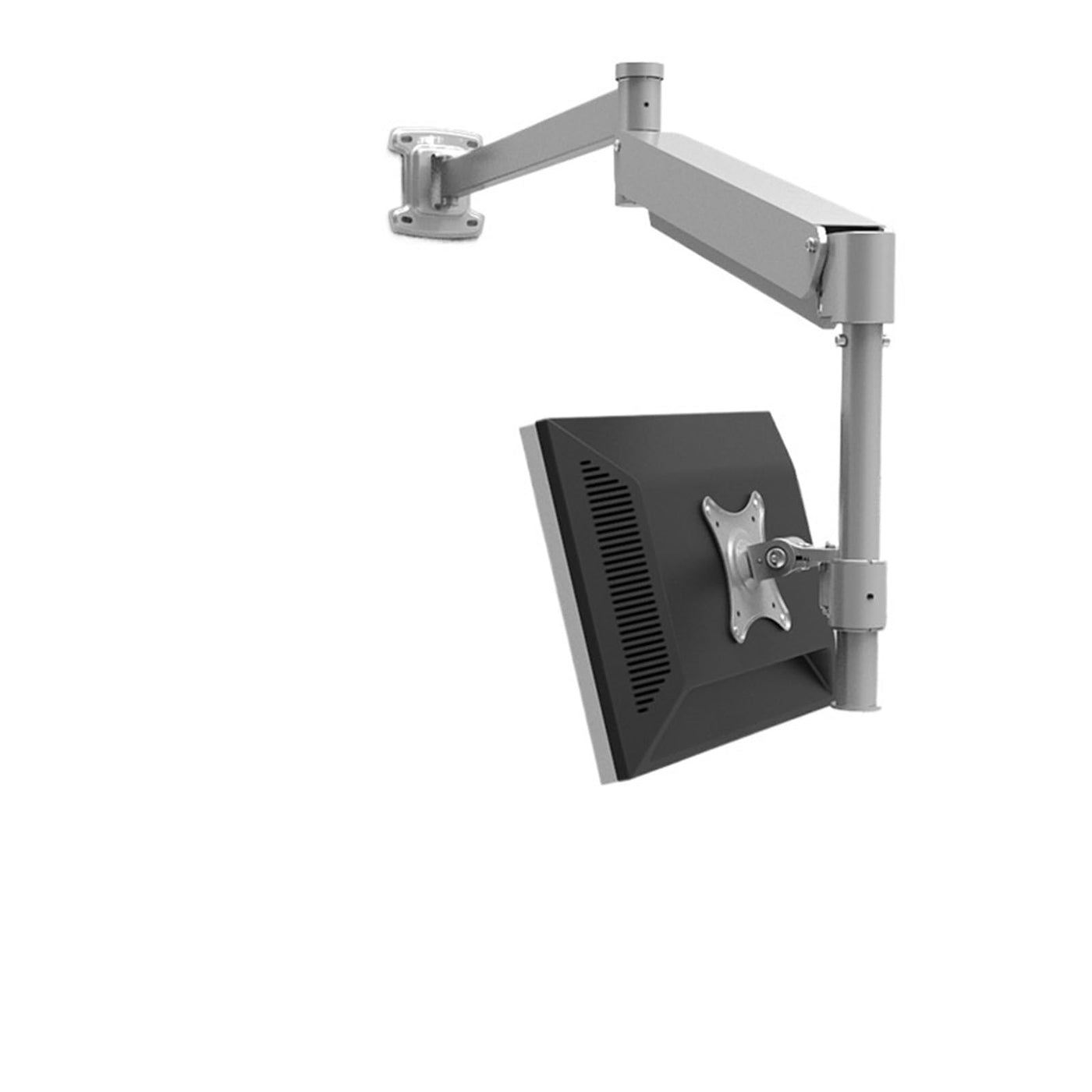 W820 Extra-Long Wall-Mounted Pneumatic LCD Monitor Arm