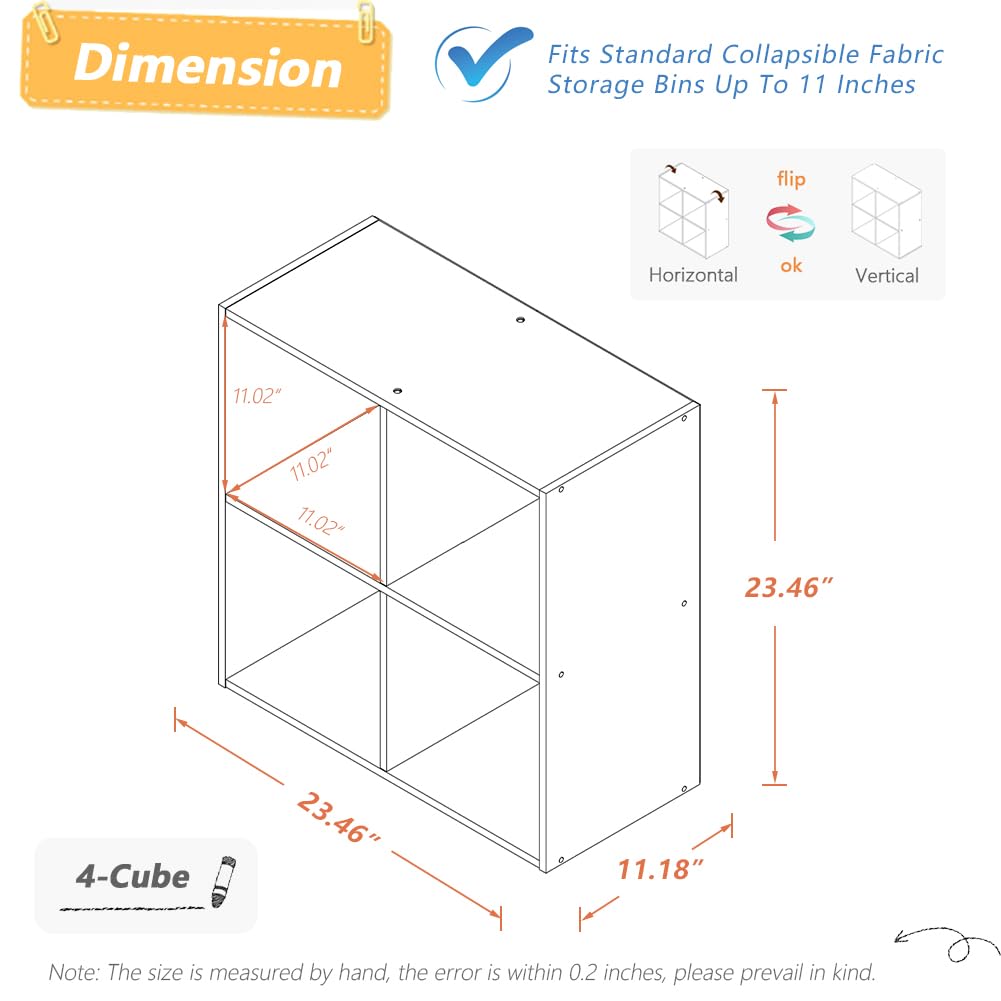 NELYE Cube Organizer Shelf and Bookcase for Home Office
