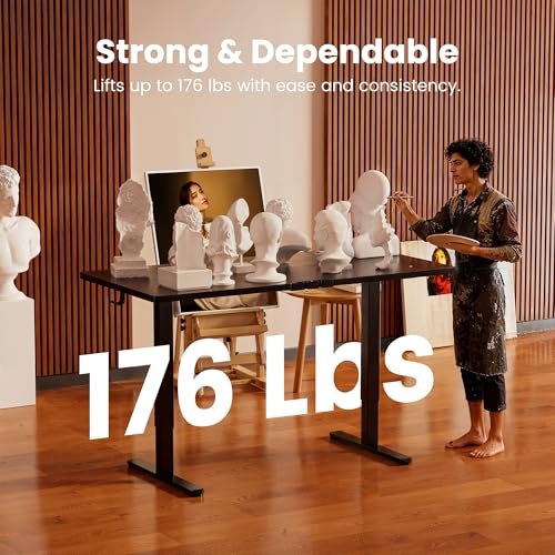 ErGear Height Adjustable Electric Standing Desk, Sit Stand up Desk, Memory Computer Home Office Desk