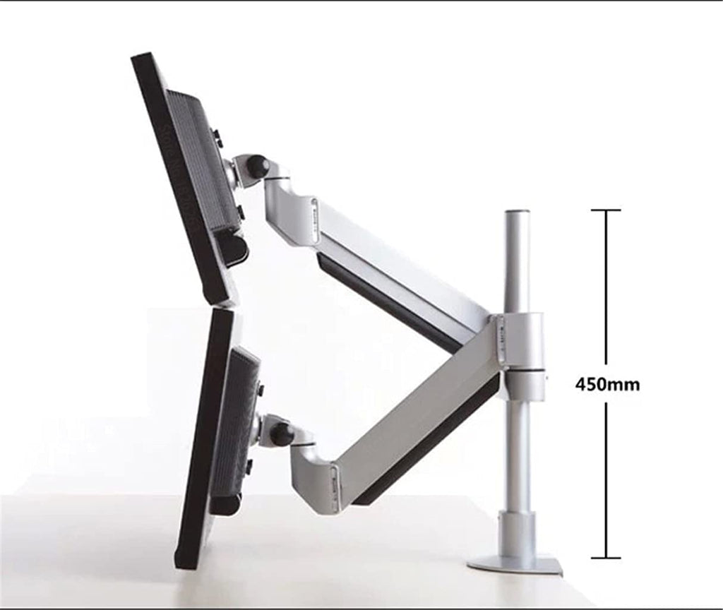 ASWRTYJO Aluminum Full-Motion Monitor Arm for 15–30-Inch Screens