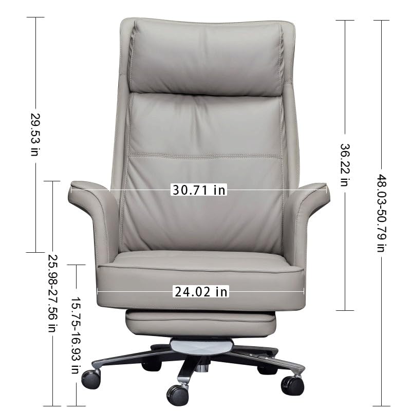 VIDI Office Chair High Back Desk Executive Swivel Boss with Footstool