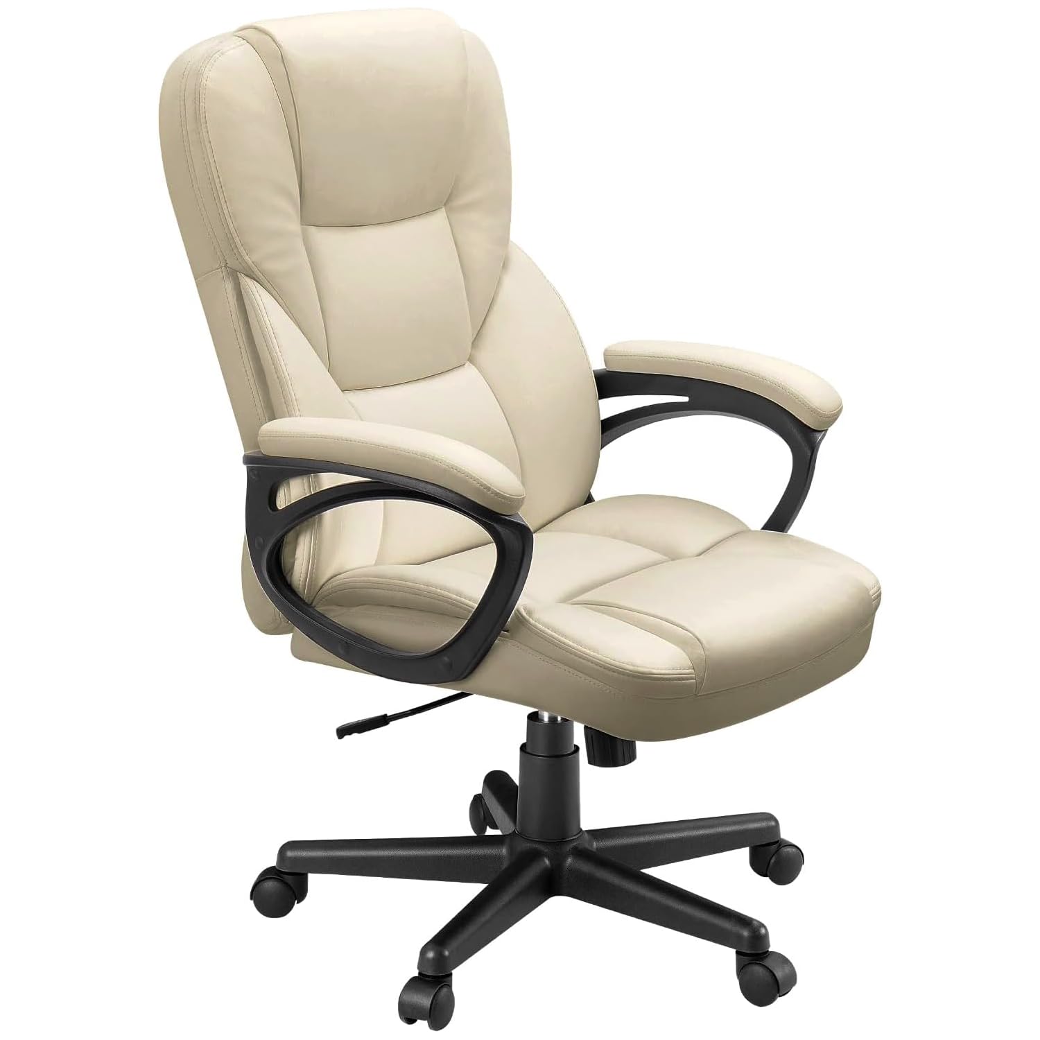 Furmax Office Executive Chair High Back Adjustable Managerial Home Desk Chair, Swivel Computer PU Leather Chair