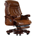 FMURY Office Chair Recliner Leather Ergonomic Manager and Executive Office Chair