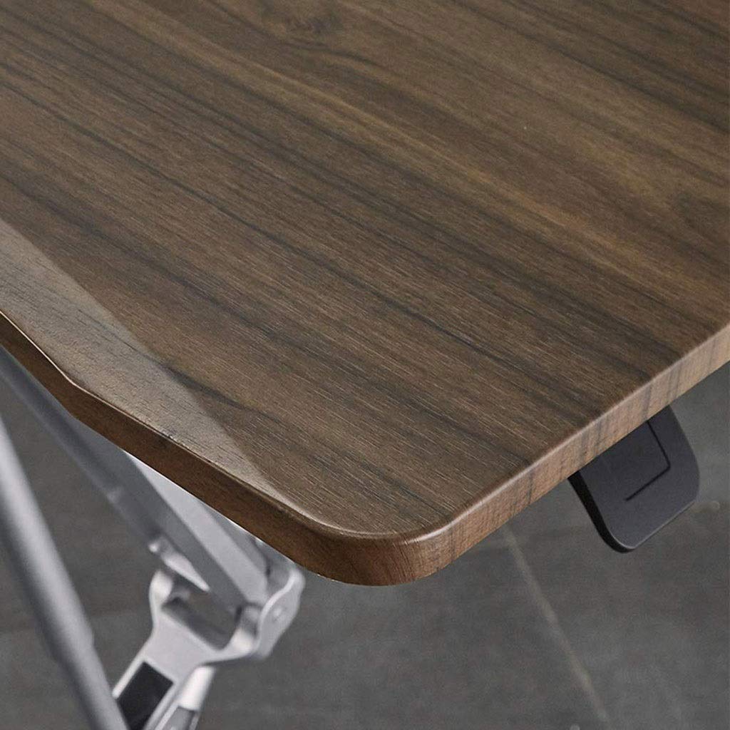 Pneumatic Height Adjustable Sit-Stand Mobile Laptop Computer Desk Cart, Room Sofa Side Table Meeting Room Desk