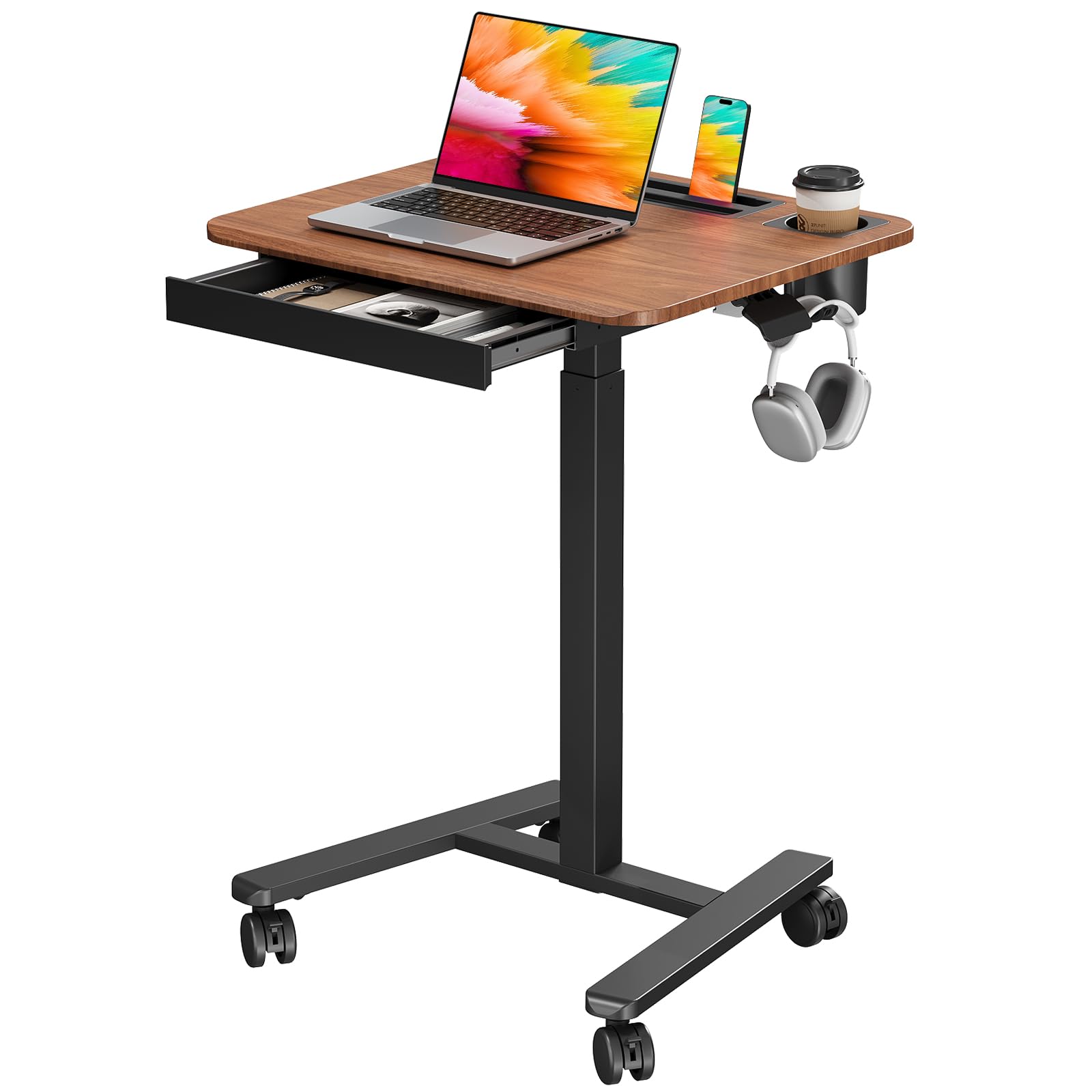 JYLH JOYSEEKER Mobile Standing Desk with Drawer