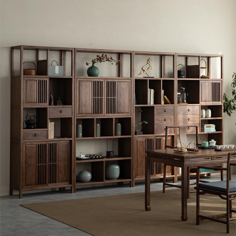 TRABVVIJSC 4-in-1 Modern Tea Set Storage and Display Shelf