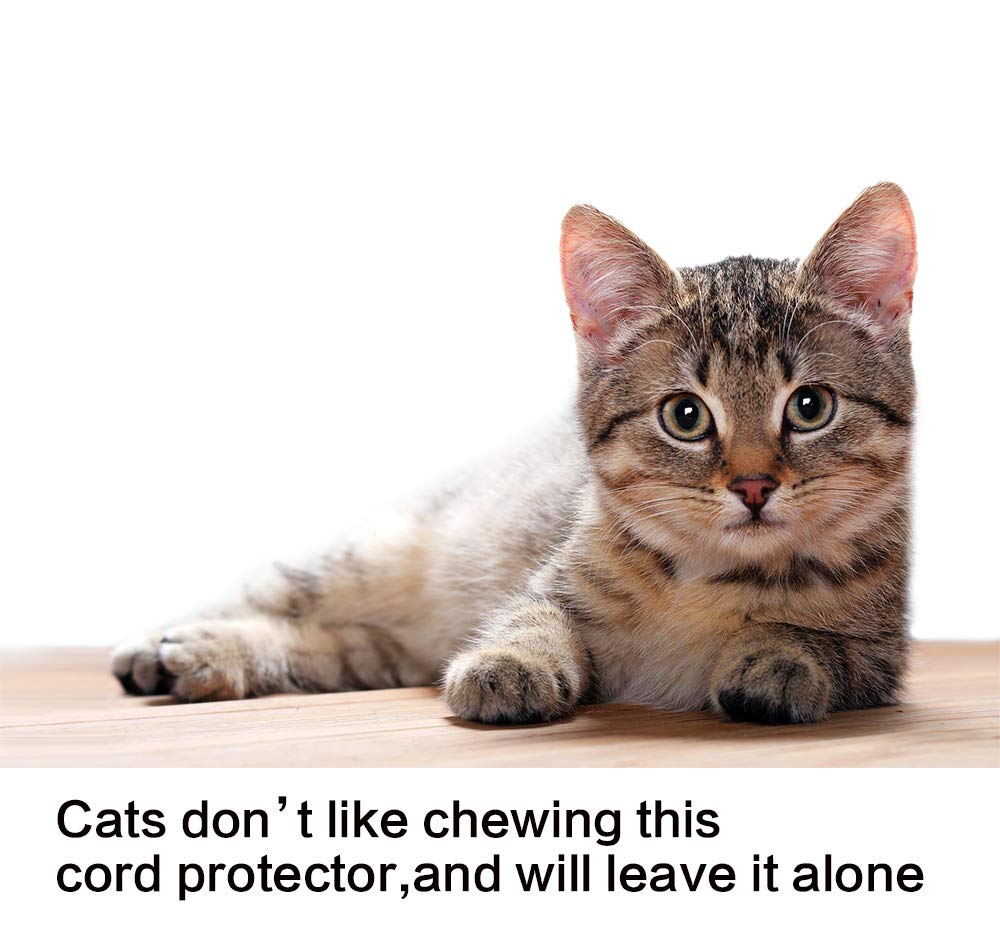 Alex Tech Split Cable Sleeve for Pet Chew Protection