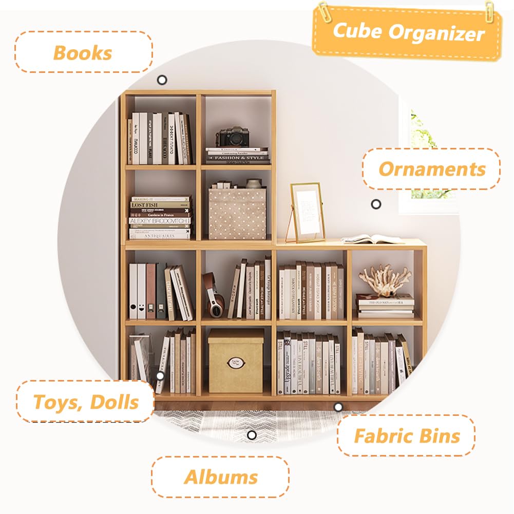 NELYE Cube Organizer Shelf and Bookcase for Home Office