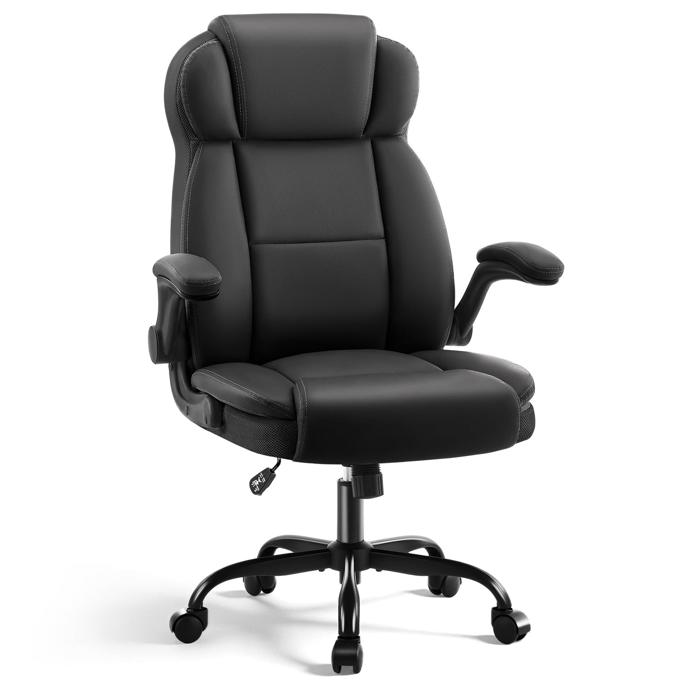 AreShark Ergonomic Leather Office Chair with Lumbar Support