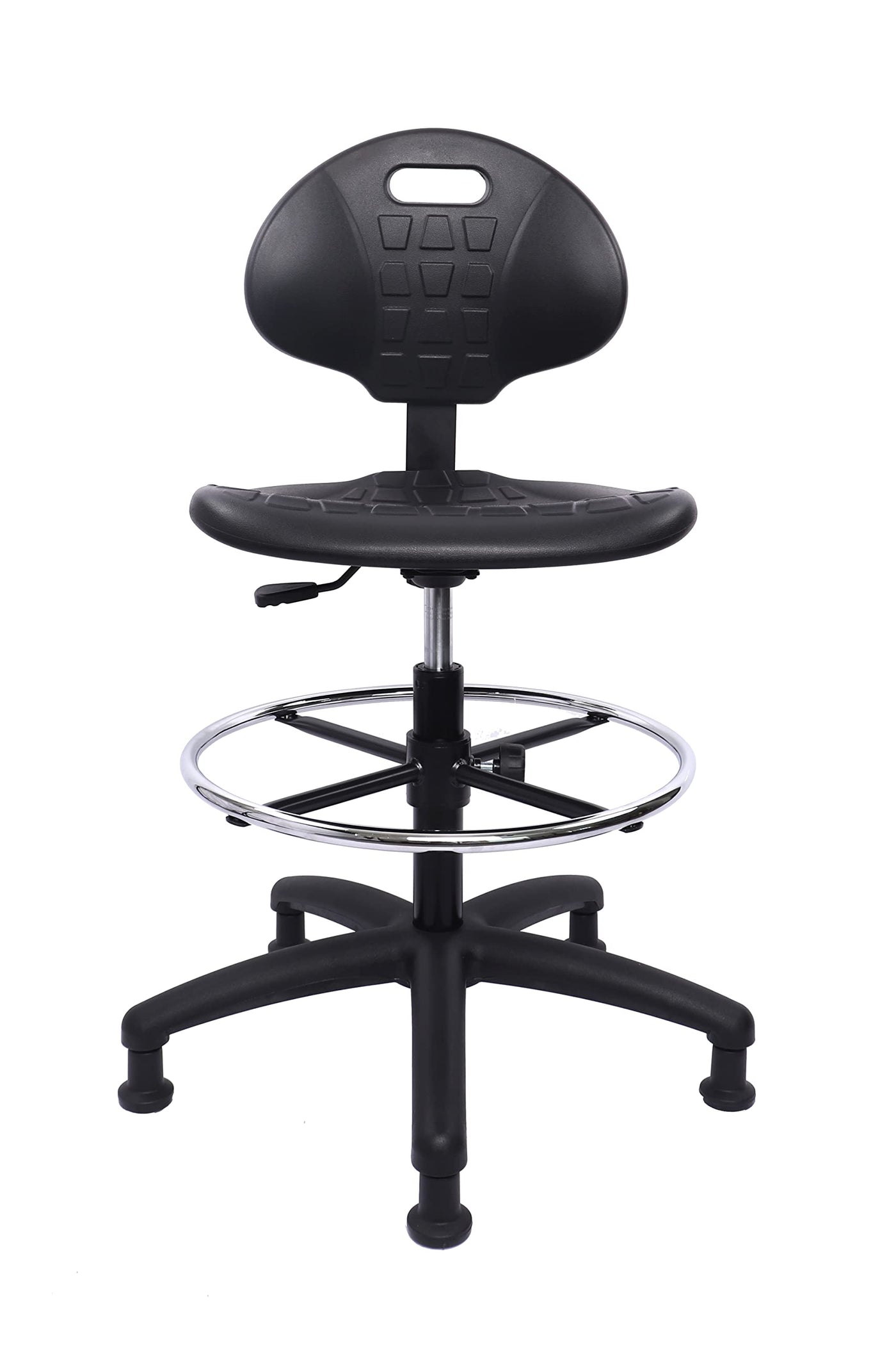 Chair Master Heavy-Duty Polyurethane Drafting Stool with Footring