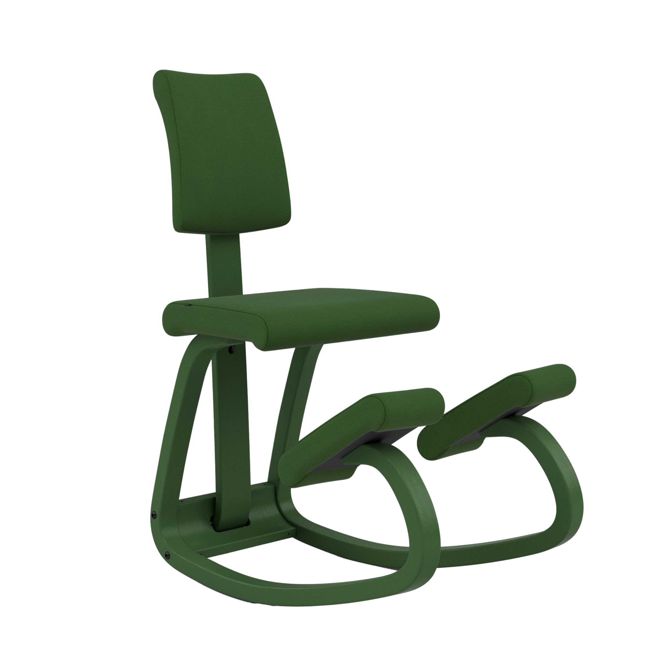 Varier Variable Plus Ergonomic Kneeling Chair with Backrest | Active Sitting Posture Support Home Office Desk Chair | 10 Year Guarantee