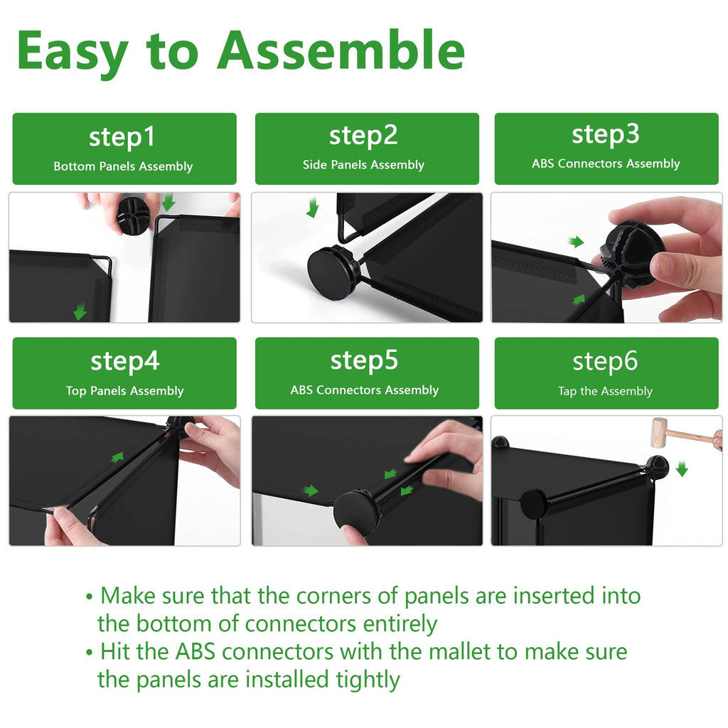 C&AHOME 16-Cube Storage Organizer for Home and Office