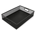 EsOfficce Black Metal Mesh Desk Drawer Organizer
