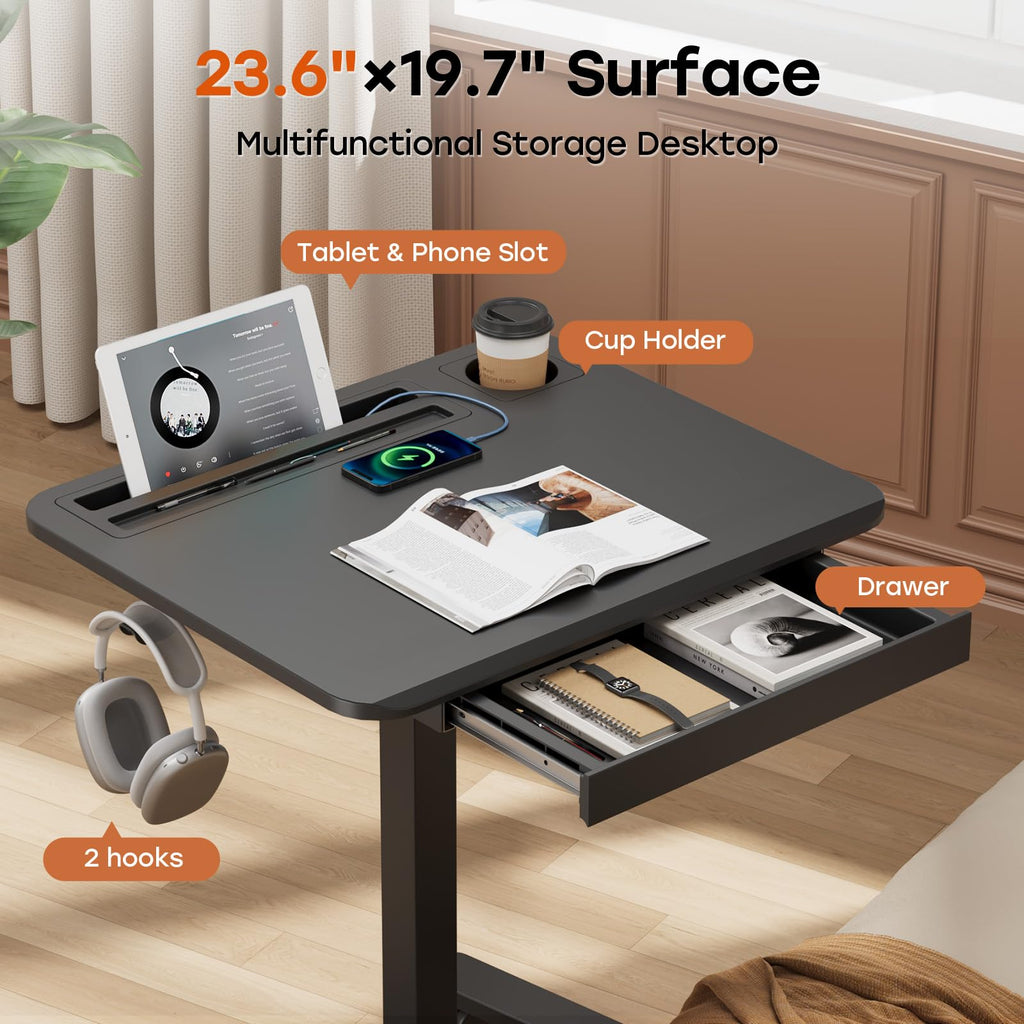 JYLH JOYSEEKER Mobile Standing Desk with Drawer
