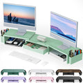 Gianotter Dual Monitor Stand Riser with Drawer and 2 Pen Holders
