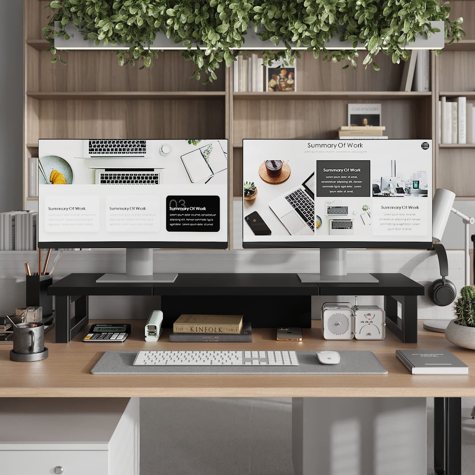 WESTREE Multi-Purpose Monitor Riser and Desktop Storage Stand