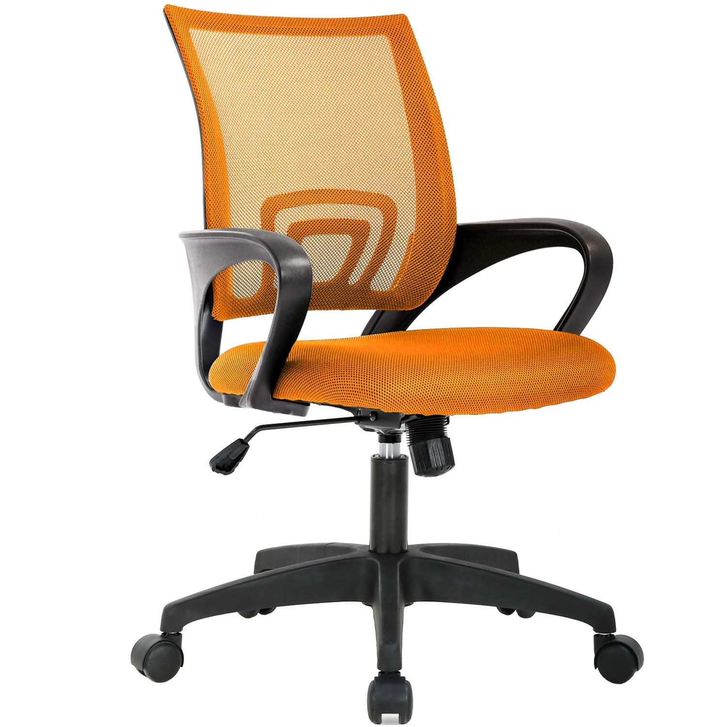 Home Office Chair Ergonomic Desk Chair Mesh Computer Chair with Lumbar Support Armrest Executive Rolling Swivel Adjustable Mid Back Task Chair for Women Adults