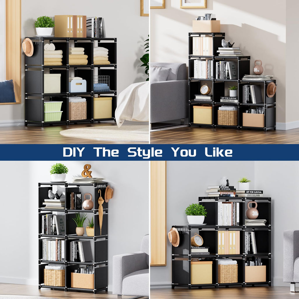 Mavivegue Freestanding Bookshelf for Home and Office Storage