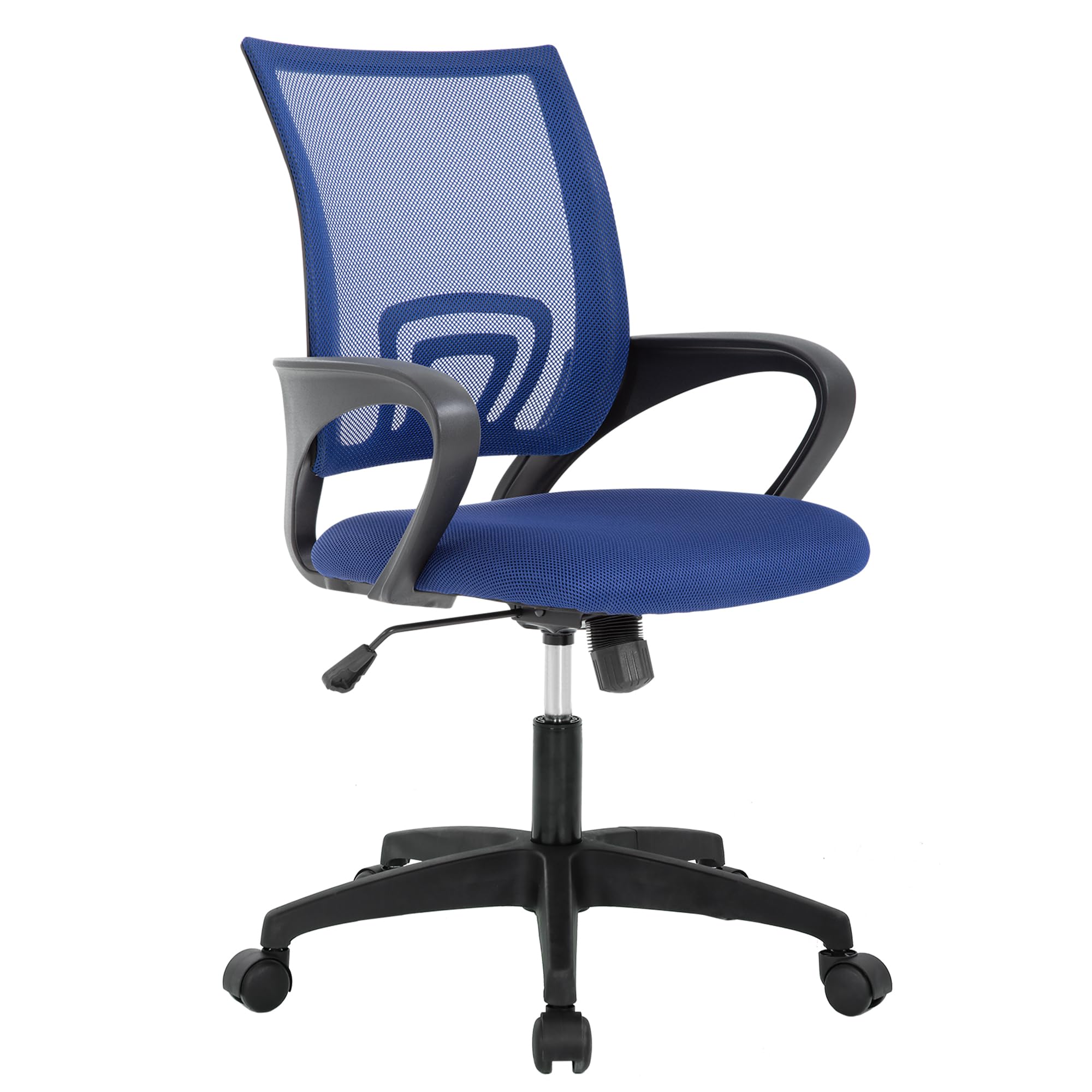 Home Office Chair Ergonomic Desk Chair Mesh Computer Chair with Lumbar Support Armrest Executive Rolling Swivel Adjustable Mid Back Task Chair for Women Adults