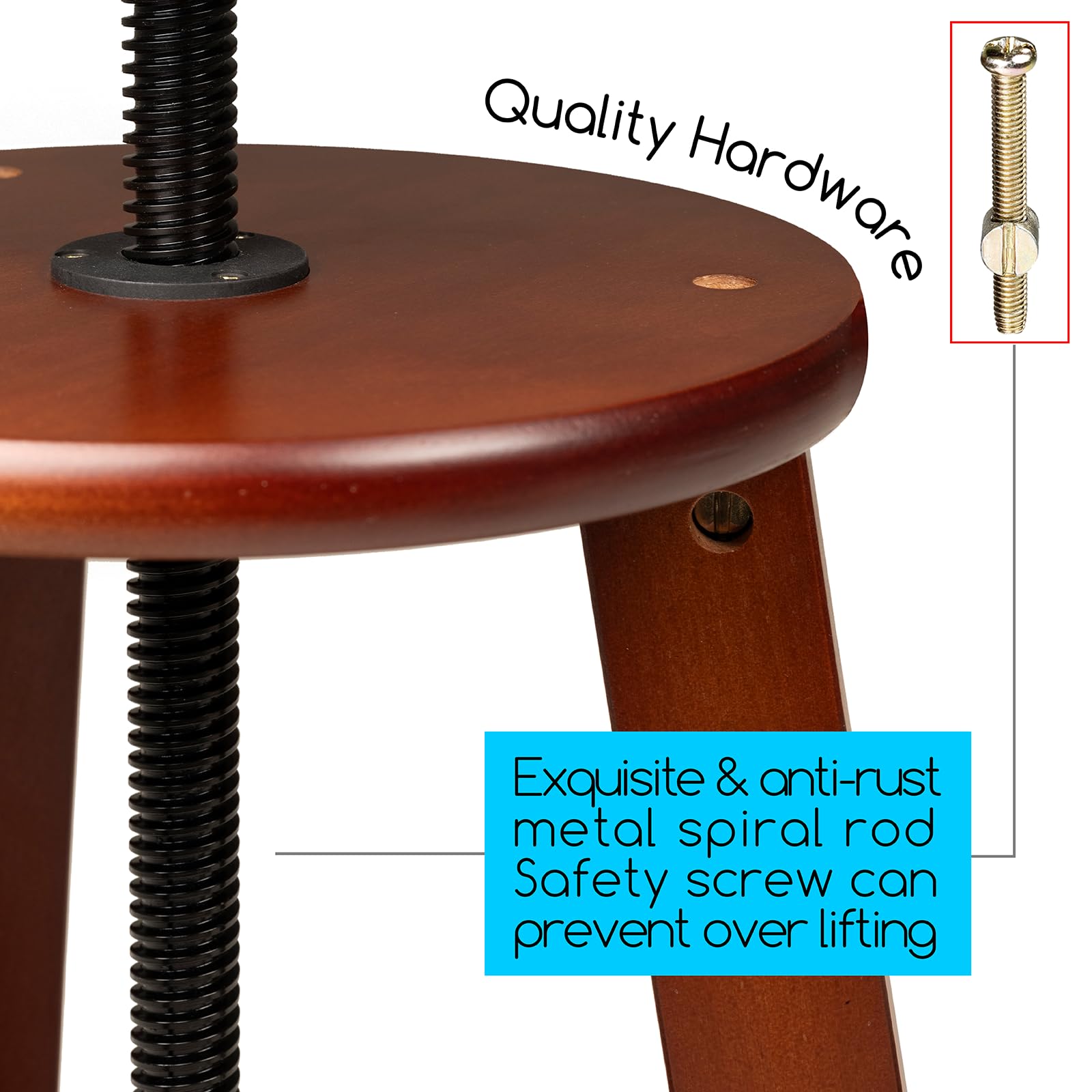 MEEDEN Drafting Stool for Studio, Office, and Workshop Use