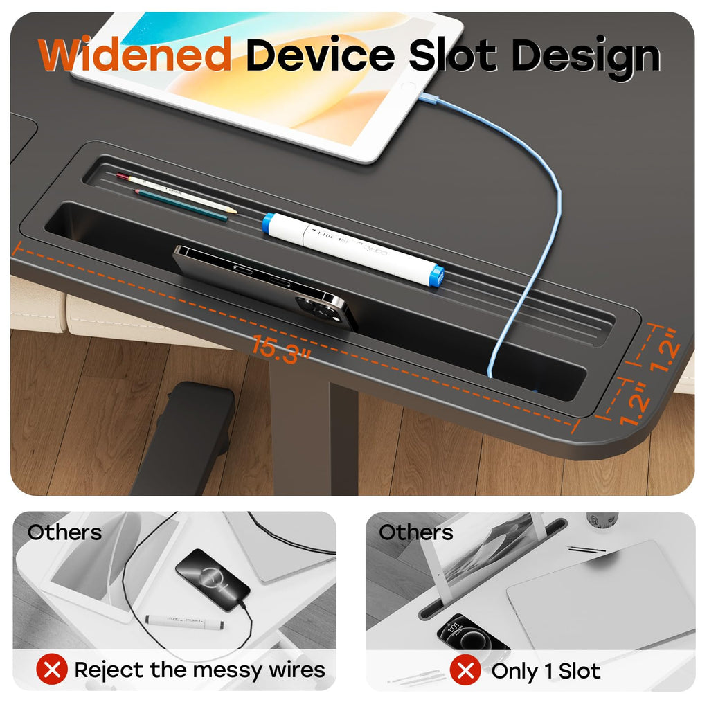 JYLH JOYSEEKER Mobile Standing Desk with Drawer