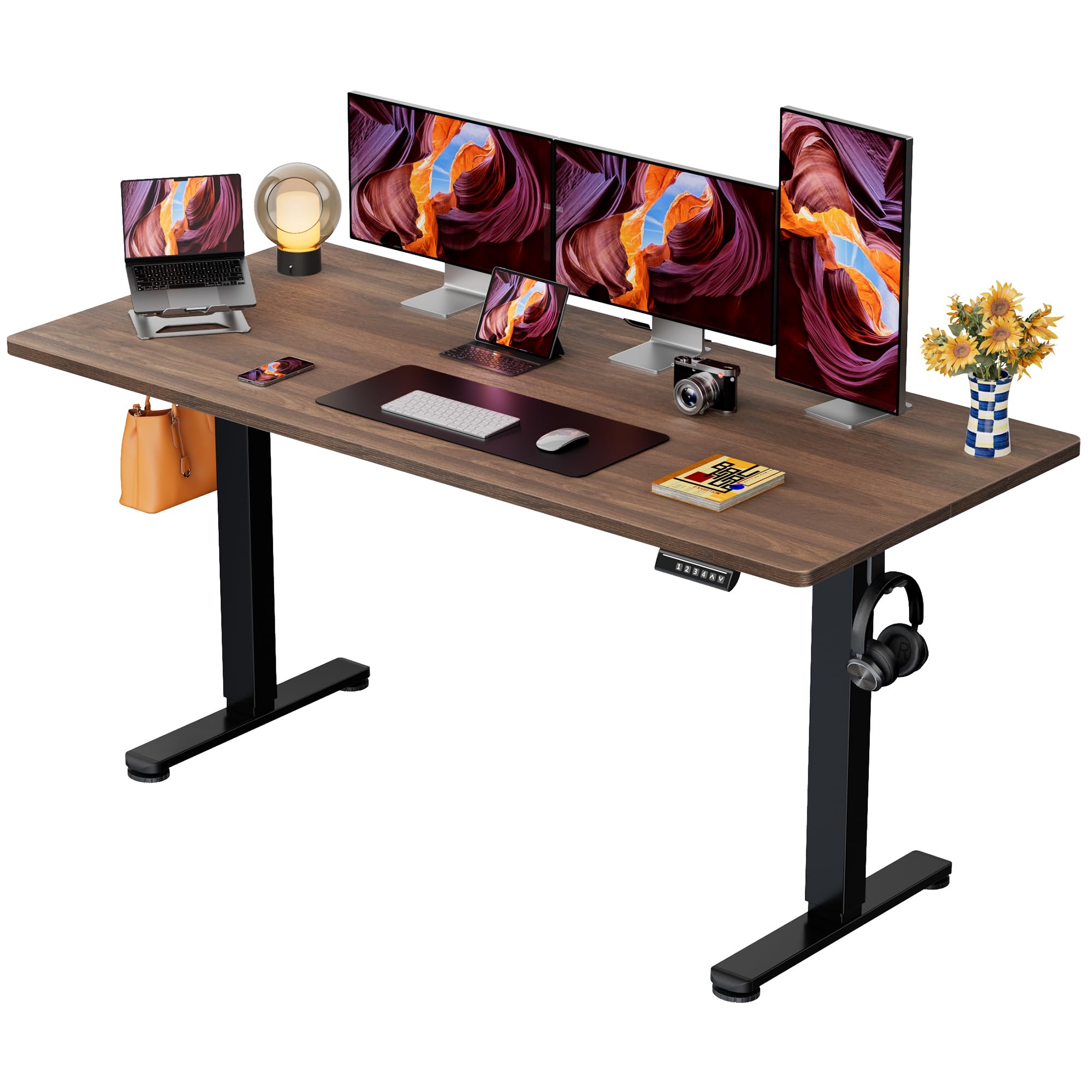 ErGear Height Adjustable Electric Standing Desk, Sit Stand up Desk, Memory Computer Home Office Desk