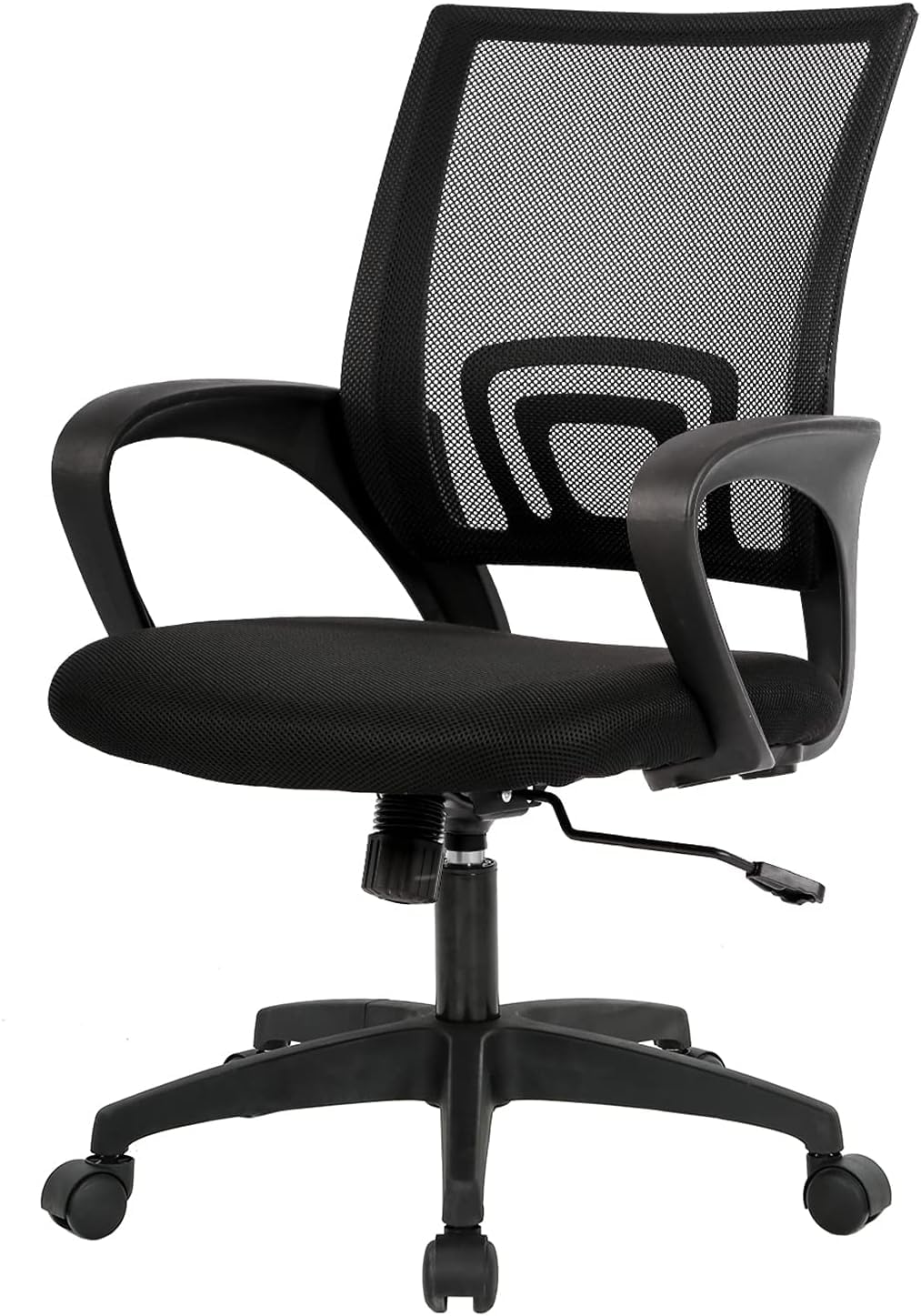 Home Office Chair Ergonomic Desk Chair Mesh Computer Chair with Lumbar Support Armrest Executive Rolling Swivel Adjustable Mid Back Task Chair for Women Adults