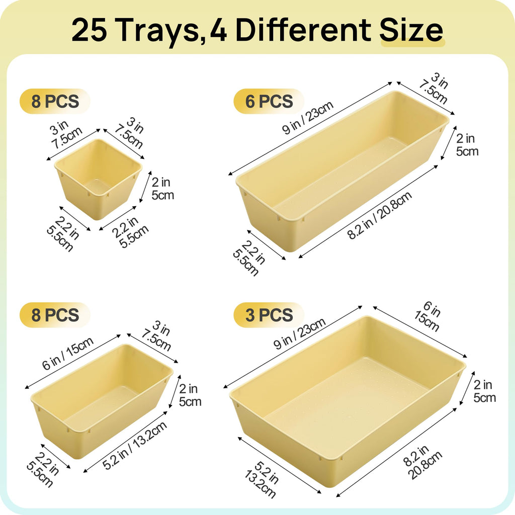 Vtopmart Drawer Organizers for Desk, Office, and Home Storage
