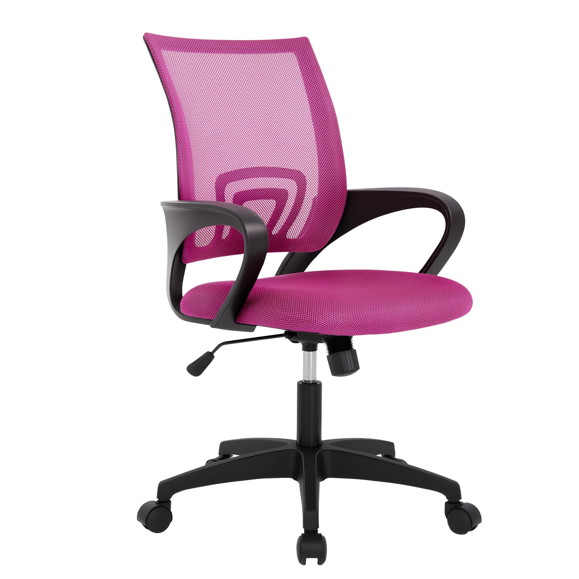 Home Office Chair Ergonomic Desk Chair Mesh Computer Chair with Lumbar Support Armrest Executive Rolling Swivel Adjustable Mid Back Task Chair for Women Adults