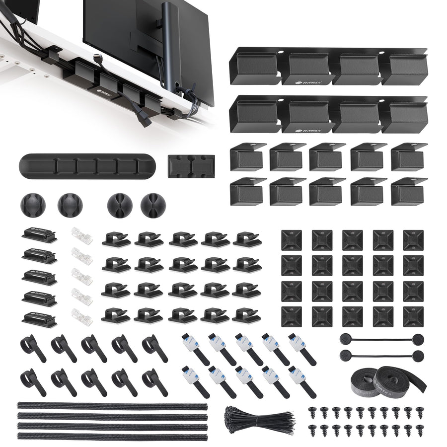 EUREKA ERGONOMIC 316-Piece Metal Under-Desk Cable Management Kit