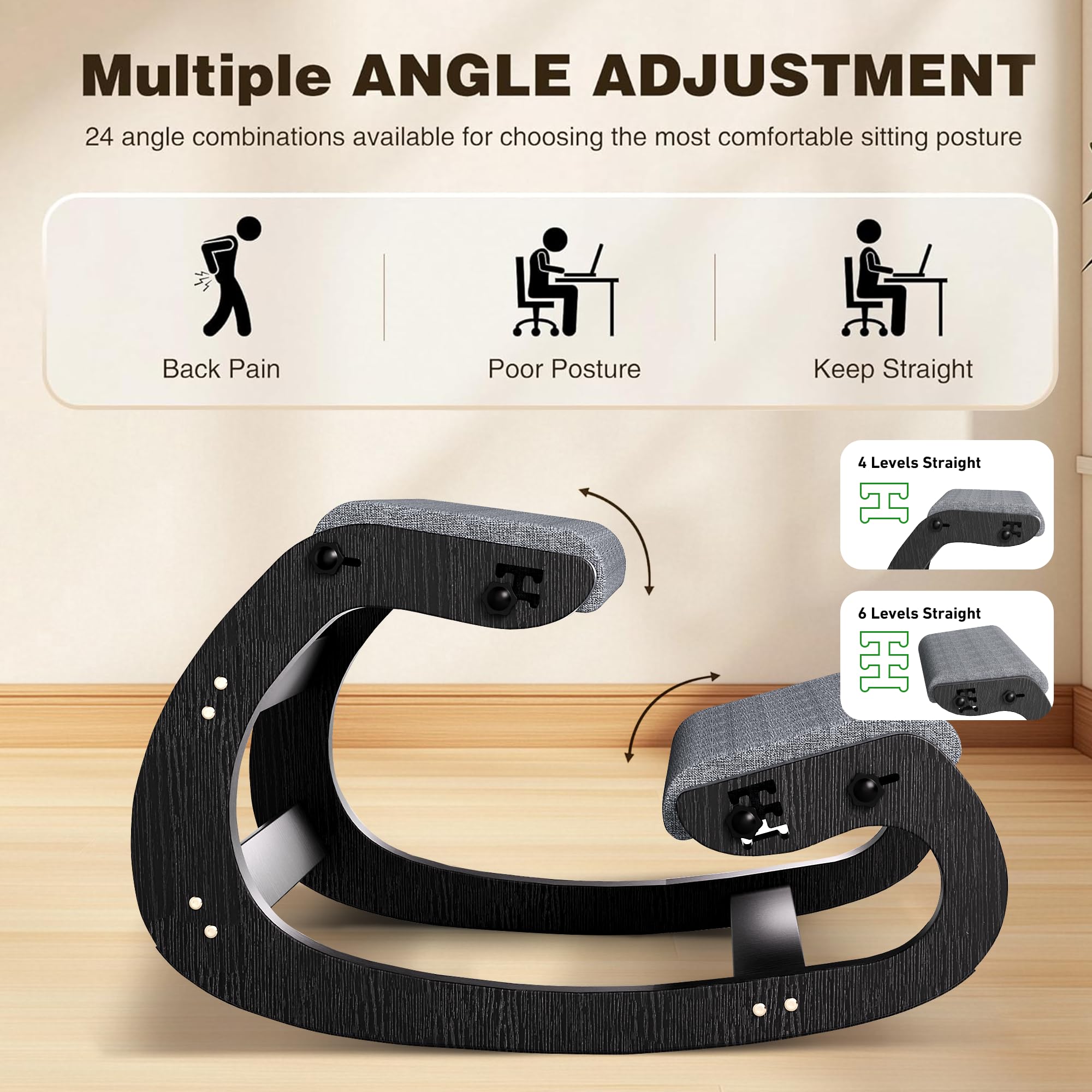 TinyHaven Ergonomic Kneeling Chair