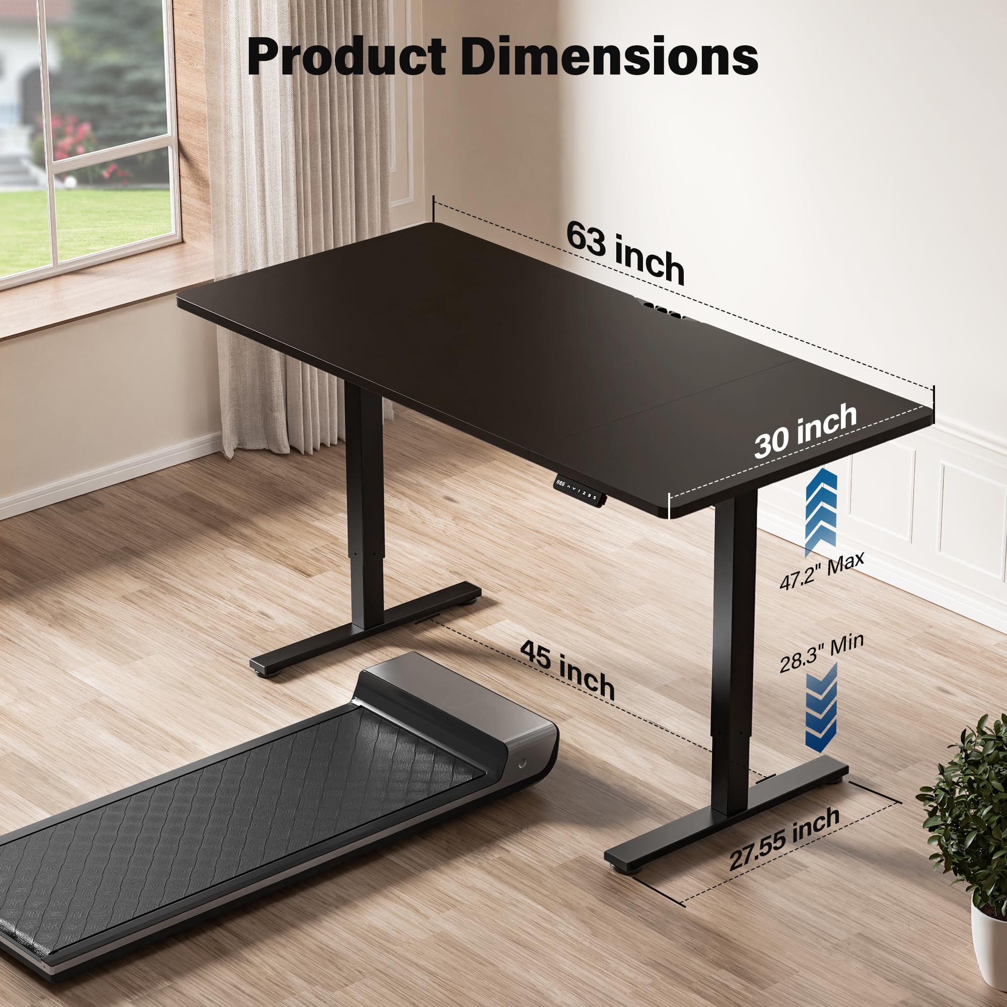 ExaDesk Electric Standing Desk S04X