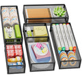 Marbrasse 5-Piece Mesh Desk Drawer Organizer Set