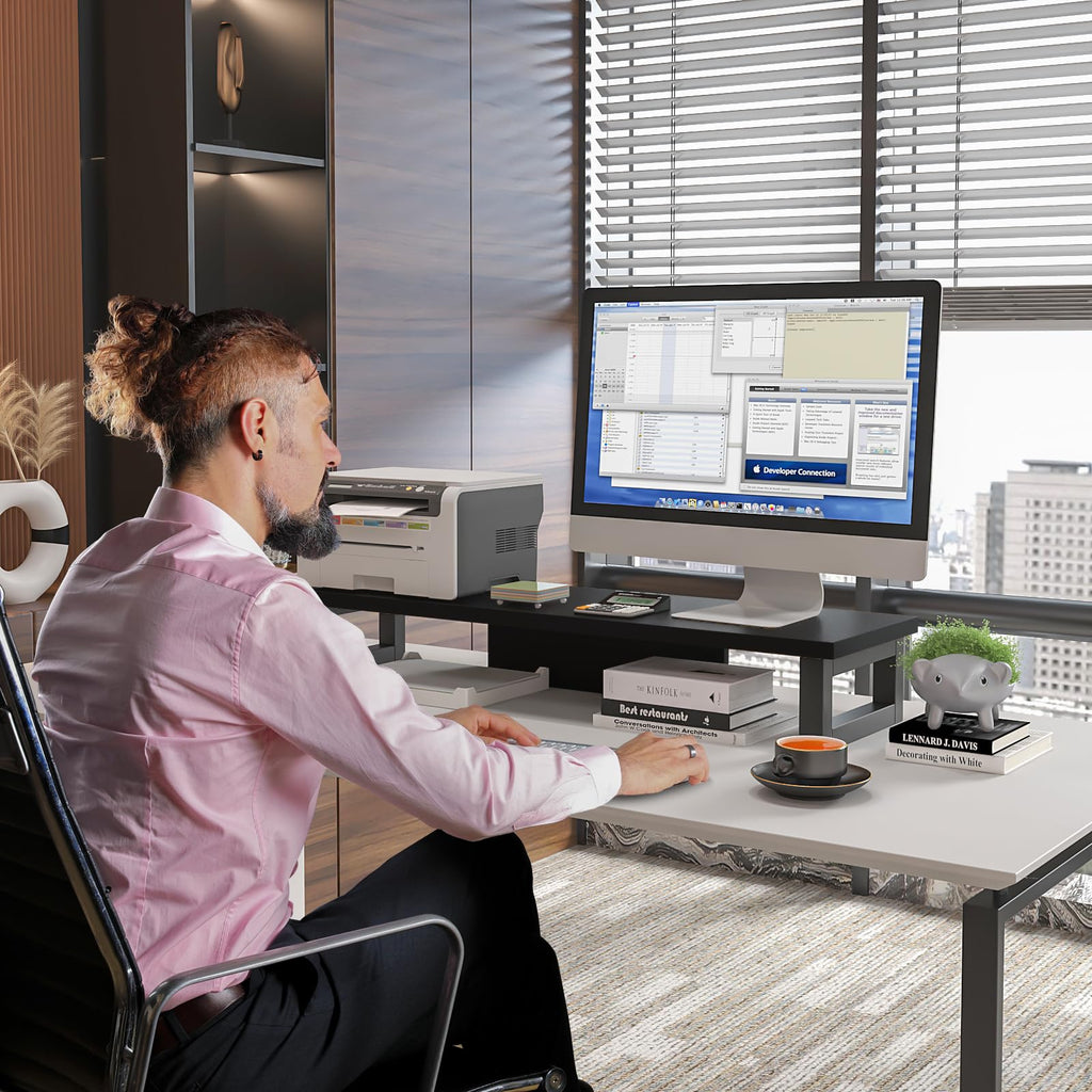 WESTREE Multi-Purpose Monitor Riser and Desktop Storage Stand