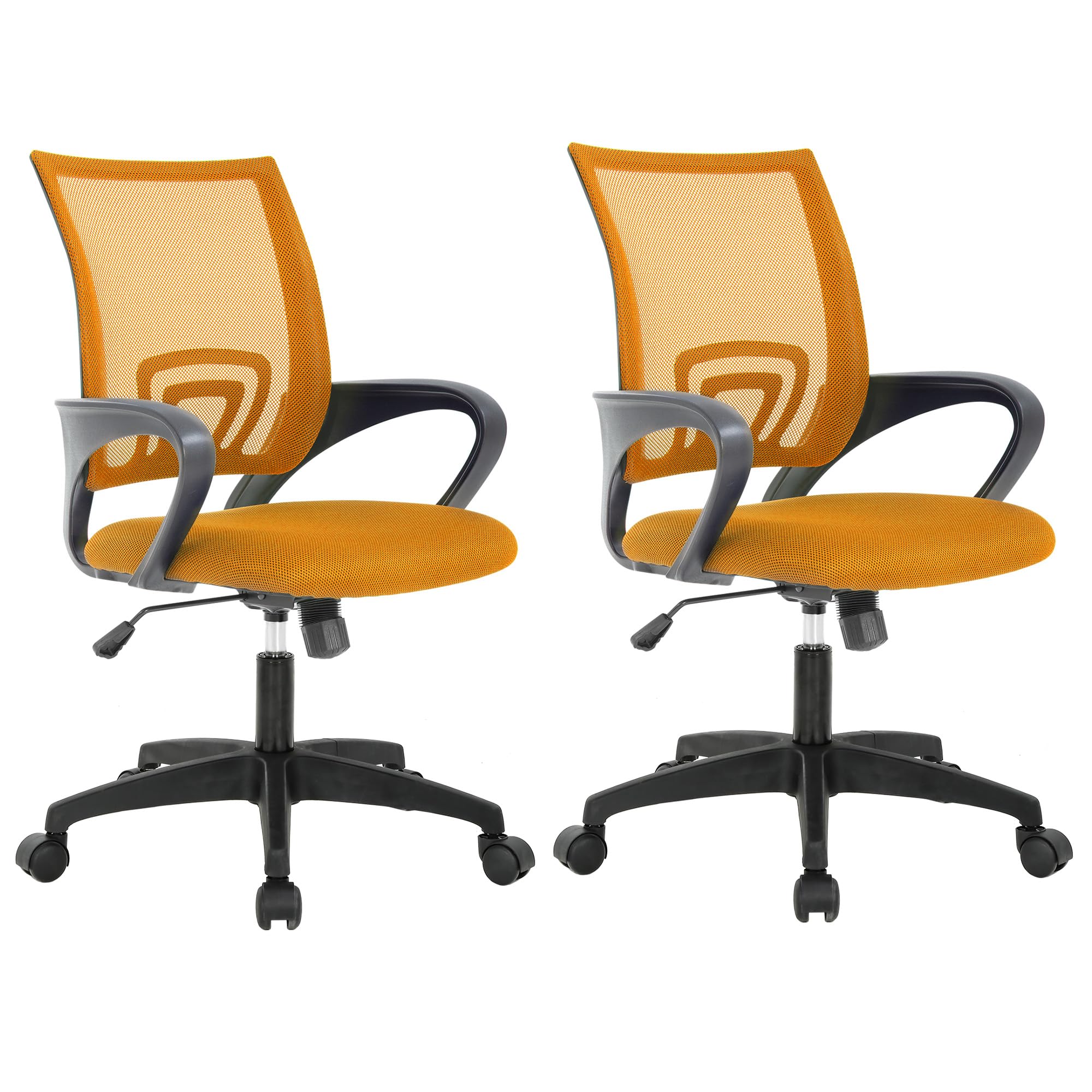 Home Office Chair Ergonomic Desk Chair Mesh Computer Chair with Lumbar Support Armrest Executive Rolling Swivel Adjustable Mid Back Task Chair for Women Adults