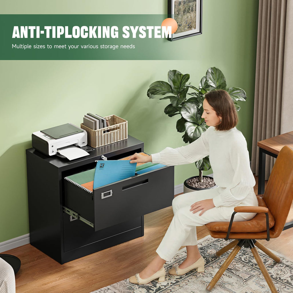 Letaya Metal Lateral File Cabinet with 2 to 5 Drawers