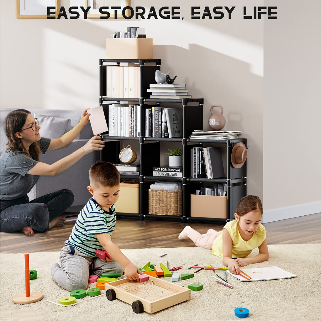 Mavivegue Freestanding Bookshelf for Home and Office Storage