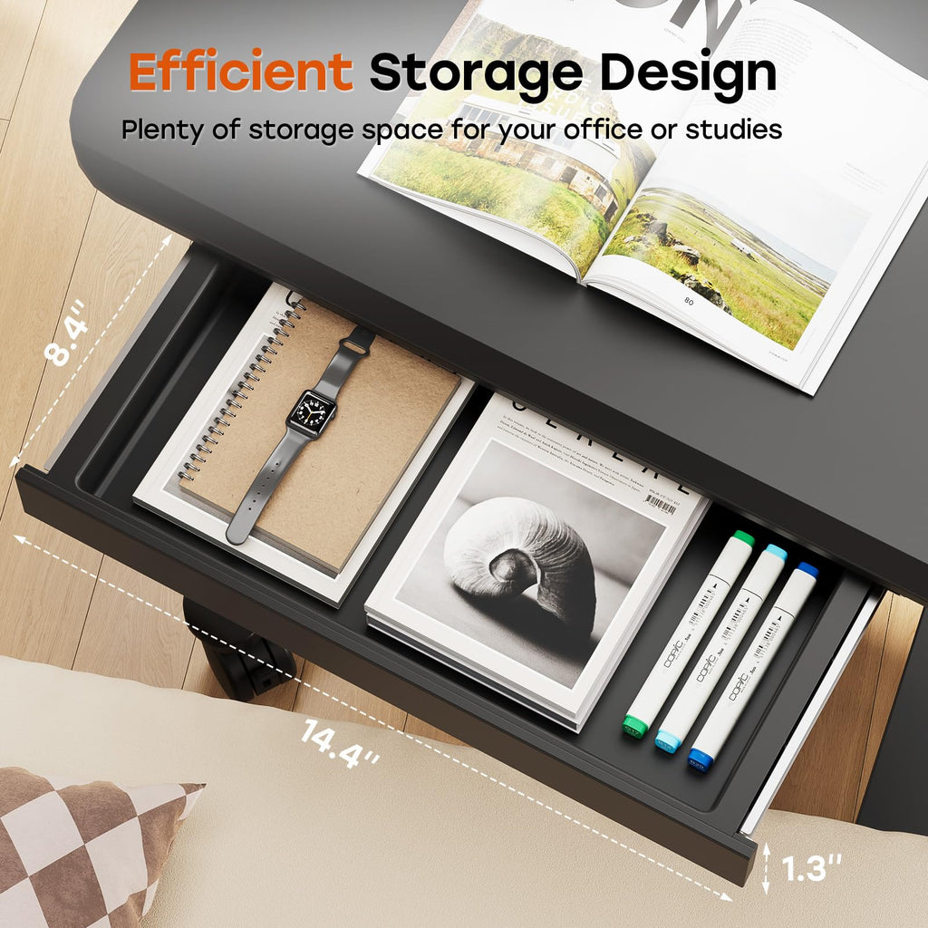 JYLH JOYSEEKER Mobile Standing Desk with Drawer
