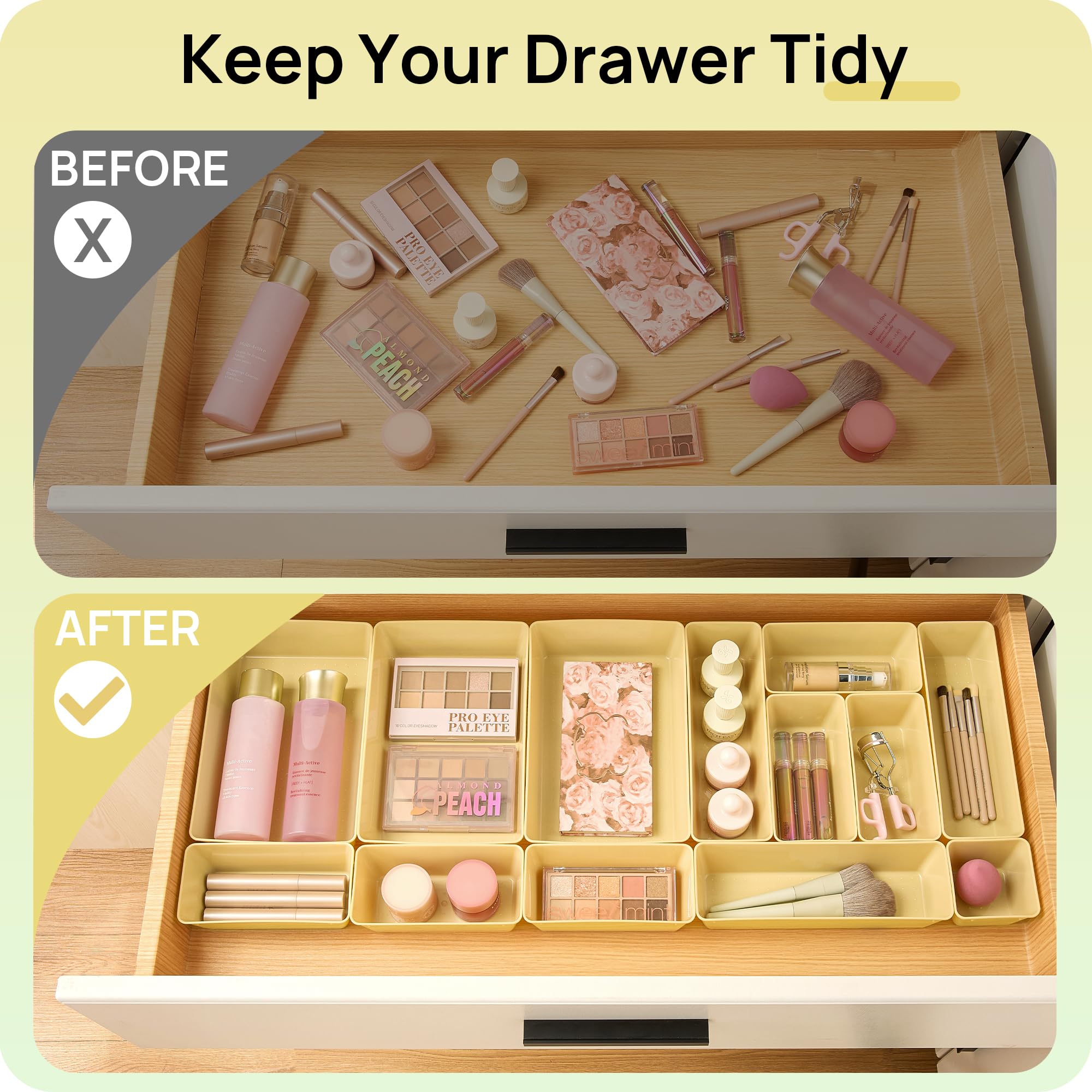 Vtopmart Drawer Organizers for Desk, Office, and Home Storage